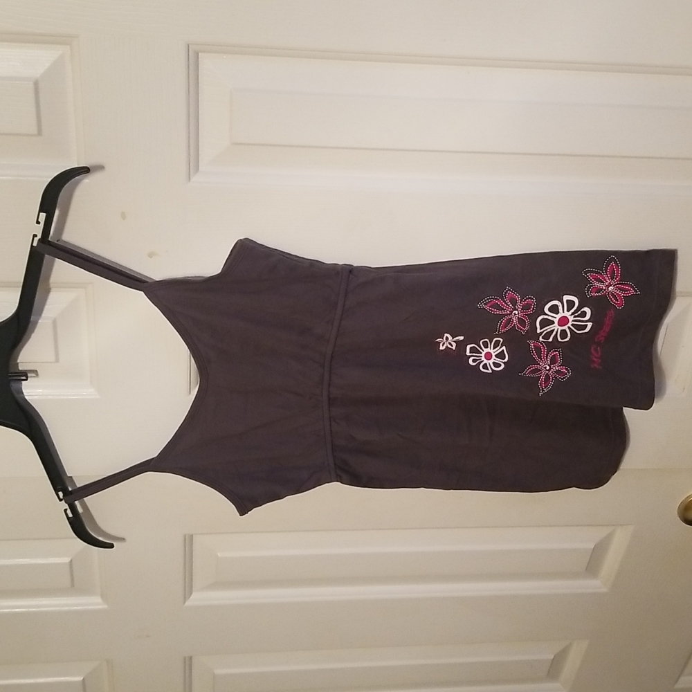 NC State University Tank Top Shirt Spaghetti Straps Women's Size Medium Floral